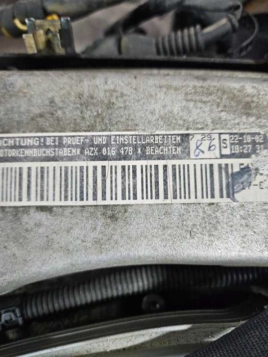 Двигатель Volkswagen Passat AZX