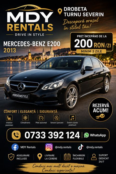 Inchirieri auto / rent a car Mehedinti
