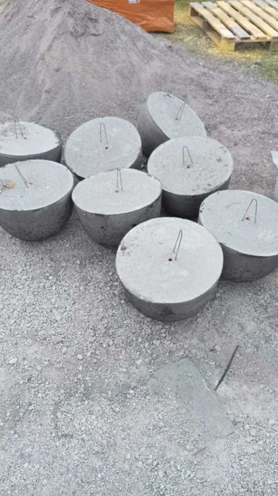 Парковочный бордюр, ограничитель парковки, полусфера бетонная парковка