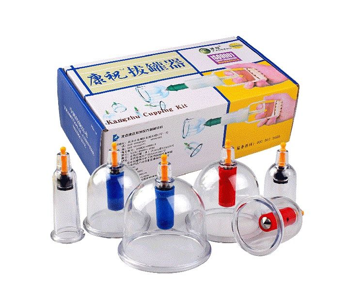 Вакуумные антицеллюлитные массажные банки 12,24 шт насосом и магнита