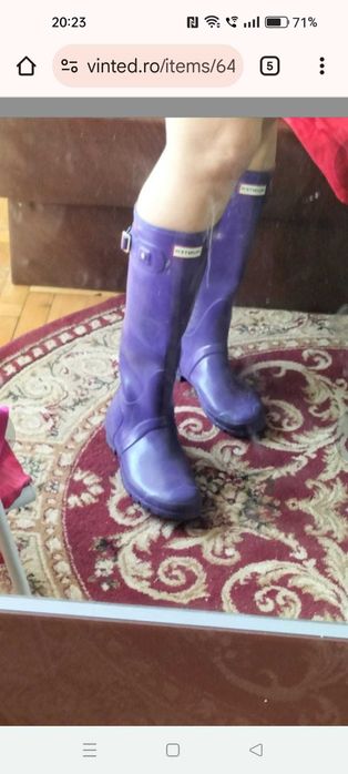 Cizme Hunter 40-41 ca noi