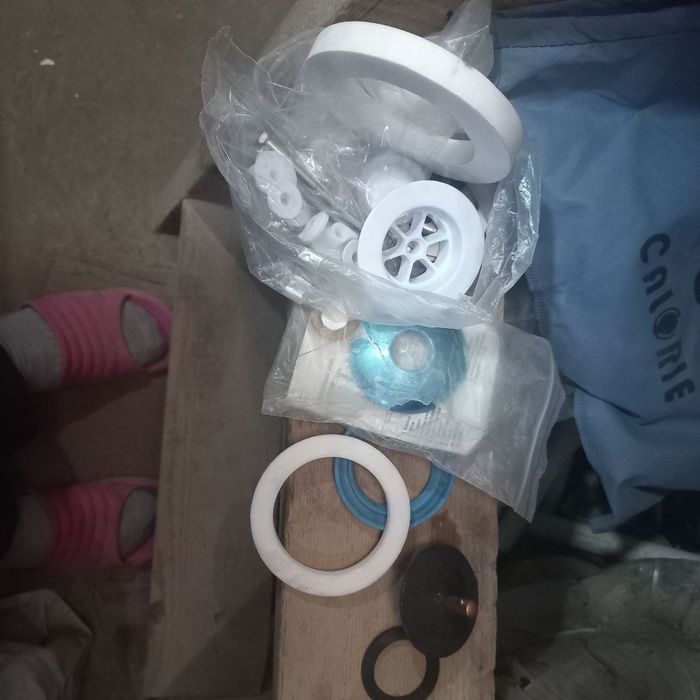 Шланг для душа в рабочем состоянии