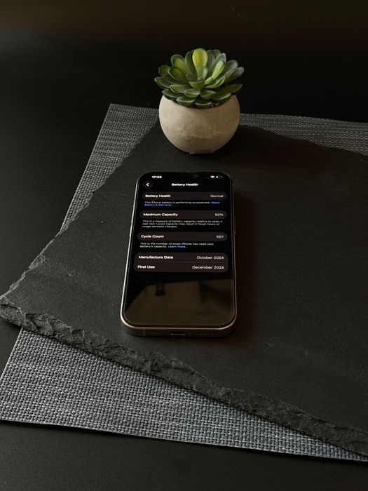 iPhone 16 Pro 256GB Natural Titanium / 92% Батерия / Перфектен