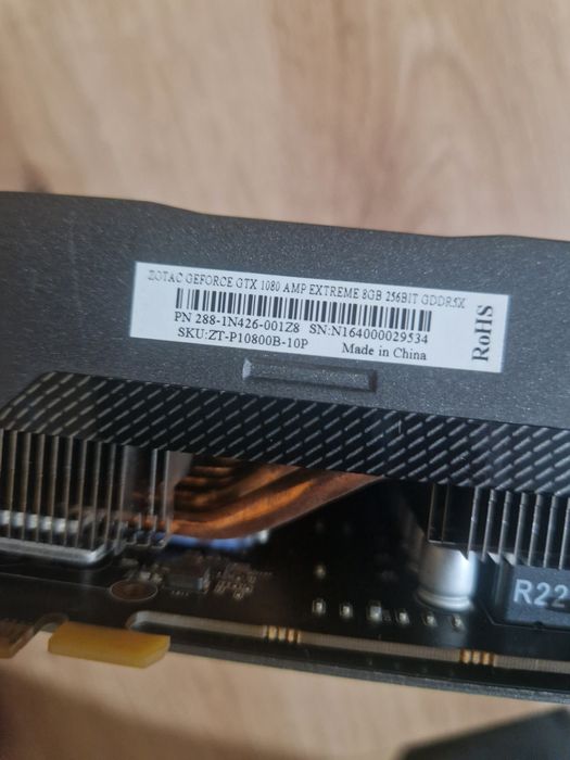 Placa video Zotac 1080 AMP EXTREME 8GB