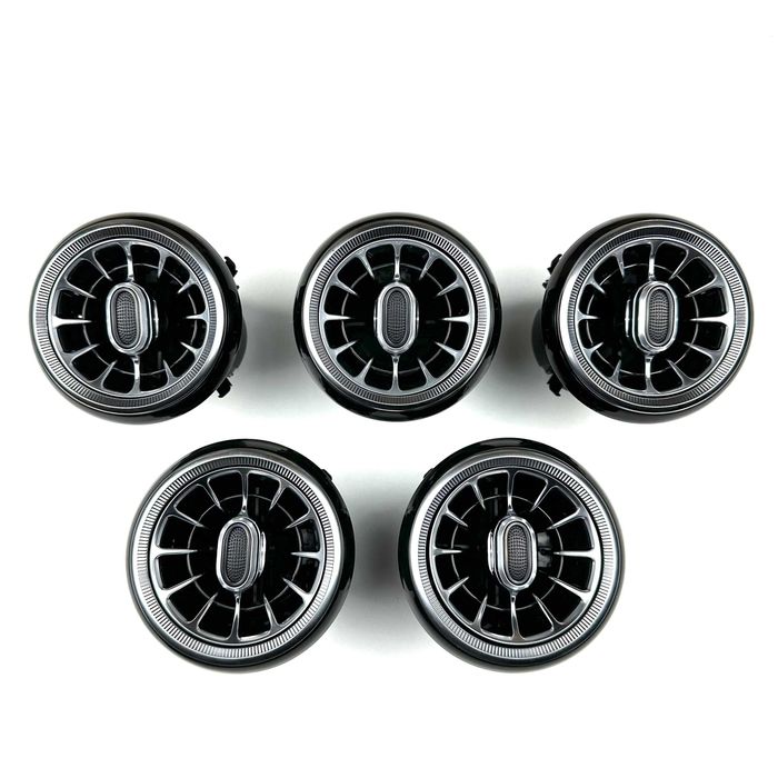 Grile Ventilație cu Lumină Ambientală 64 Culori pentru Mercedes A-Class W176, GLA W156, B-Class W246, CLA W117 (2012–2019)