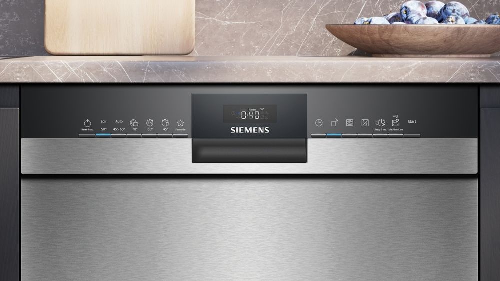 Нова инверторна съдомиялна за под плот Siemens SN43ES04TE 13 комплекта