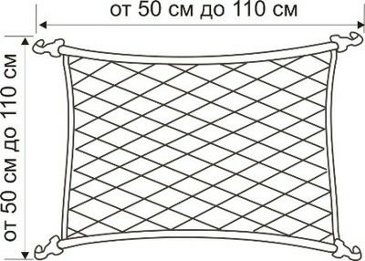 Сетка для богажника универсальная