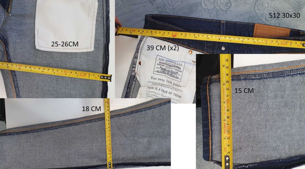 Blugi Levis Premium 512 30x30 ca noi
