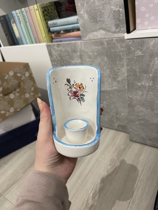 Suport lumanare Pictat de mana