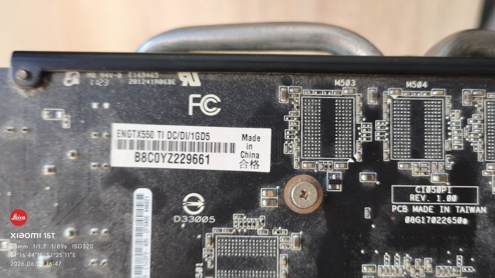 Видеокарта GTX550ti