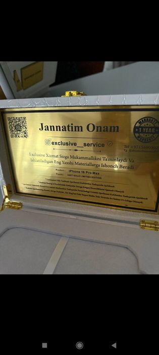 Iphone 16 pro max 256