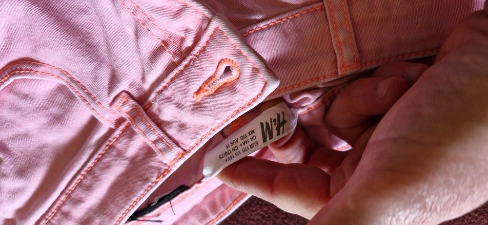 Pantaloni scurti blugi roz fete 14+ H&M