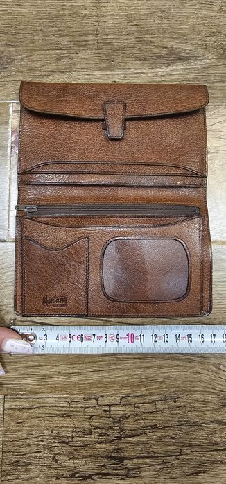 Portofel bărbați Montana Leather, piele naturală, maro