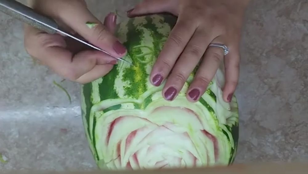 Carving sanati. Qovun, Tarvuzlarga naqsh o'yib beramiz, TO'YLAR UCHUN