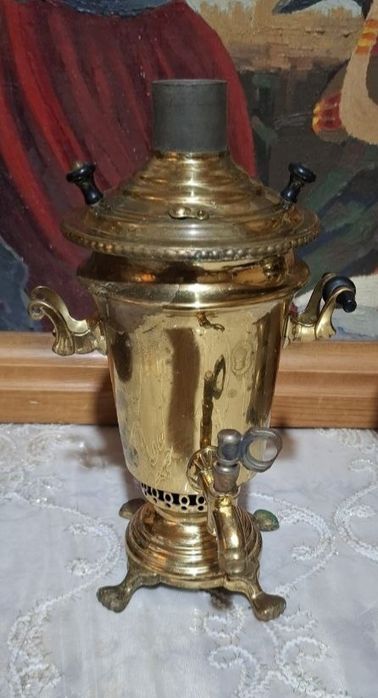 Самовары сувенир и угольный 1 литр