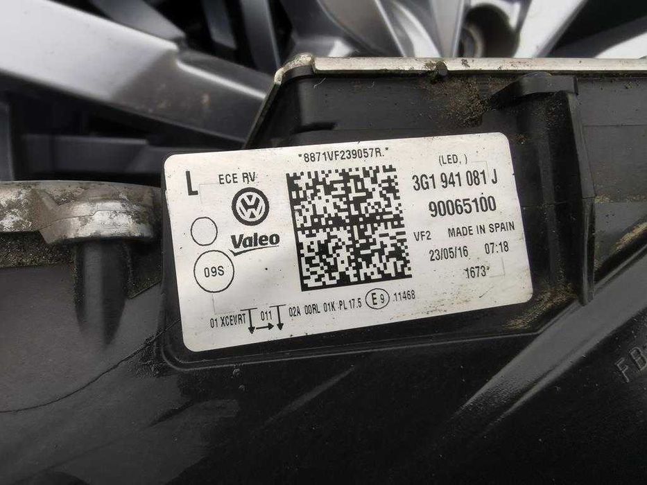 far stanga full led vw passat b8 3g1941081j far full led passat b8 gte