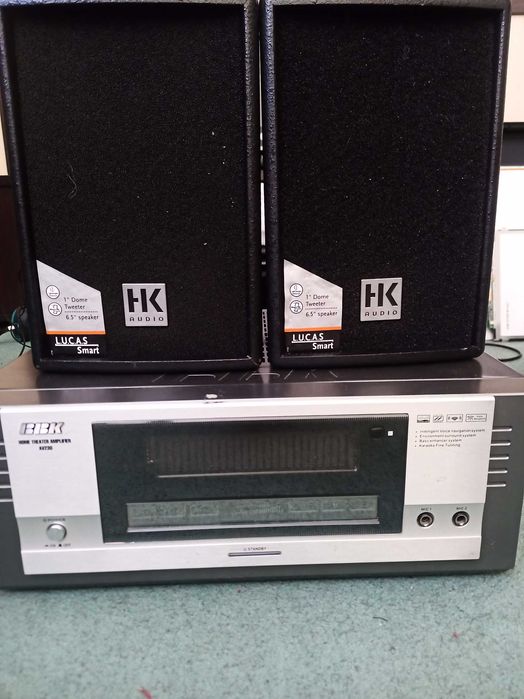Колонки HK lucas smart с усилителем.
