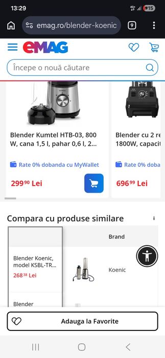 Blender koenic nou