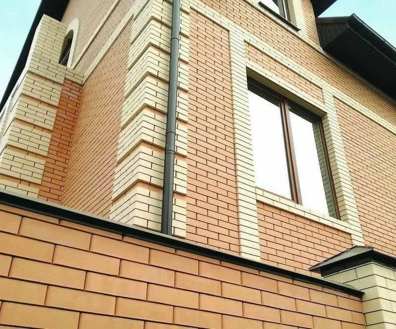 Облицовочный кирпич солома