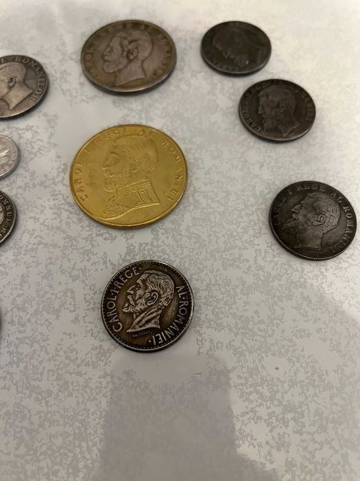 5 Lei   1885Carol I , r e p l i c a