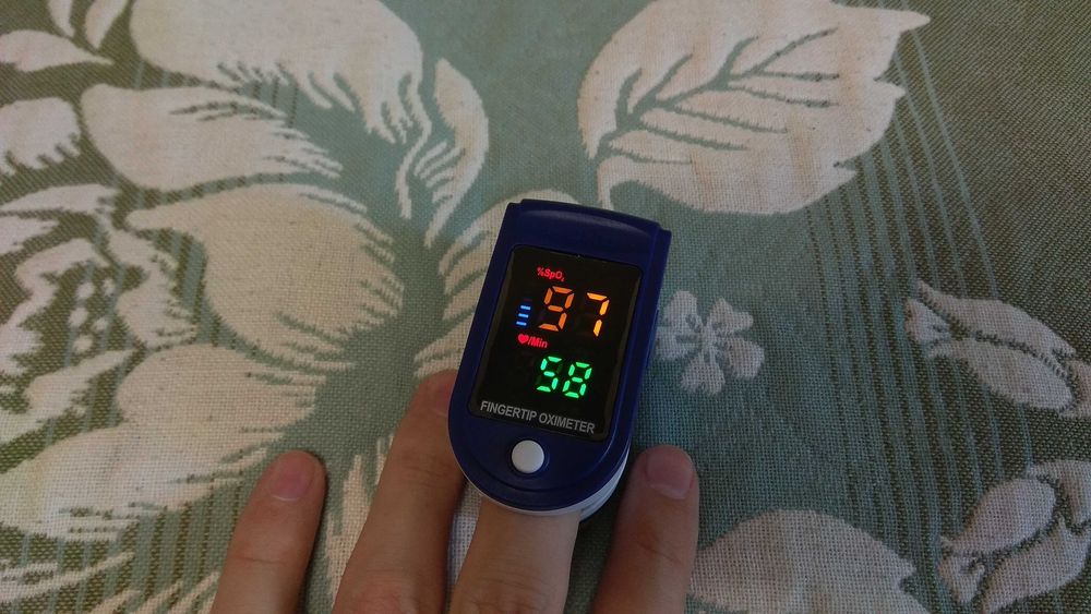 Пульсоксиметр на палец Портативный Пульс-Оксиметр SpO2