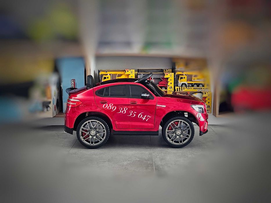 ТОП ЦЕНА!НОВО!Акумулаторна кола Mercedes GLC с 12Vбатерия,EVA гуми,USB