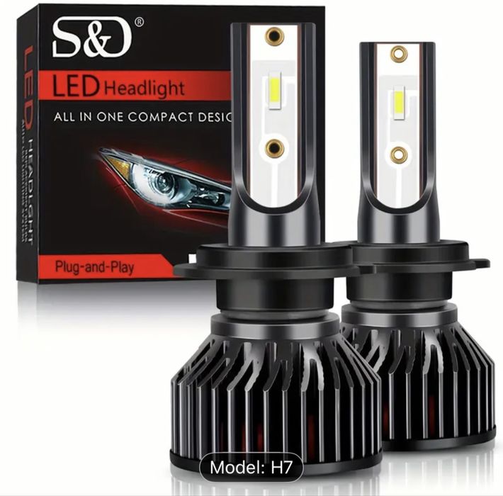 Becuri Led H7, compatibile cu orice masina