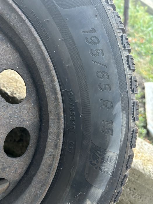 2бр Гуми с джанти Michelin Alpin 6 зимни