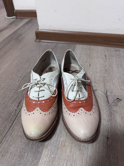 Оксфорды кожаные б/у