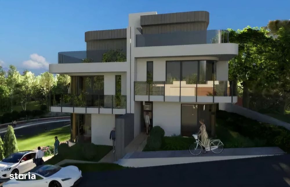 Vila pasiva premium cu lift si terasa panoramica – Grigorescu, zona