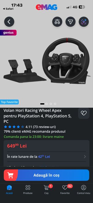 Volan Hori Racing Wheel