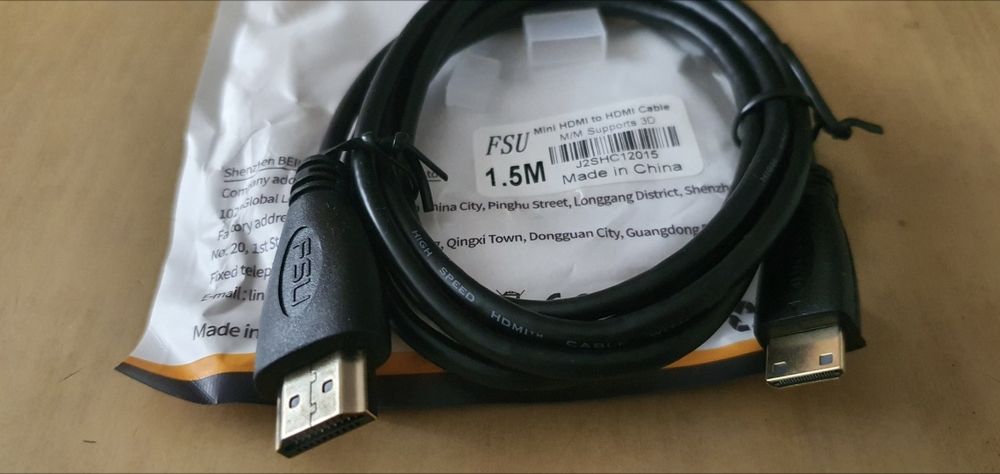 HDMI кабель для ТВ от ваших цифровых  устройств