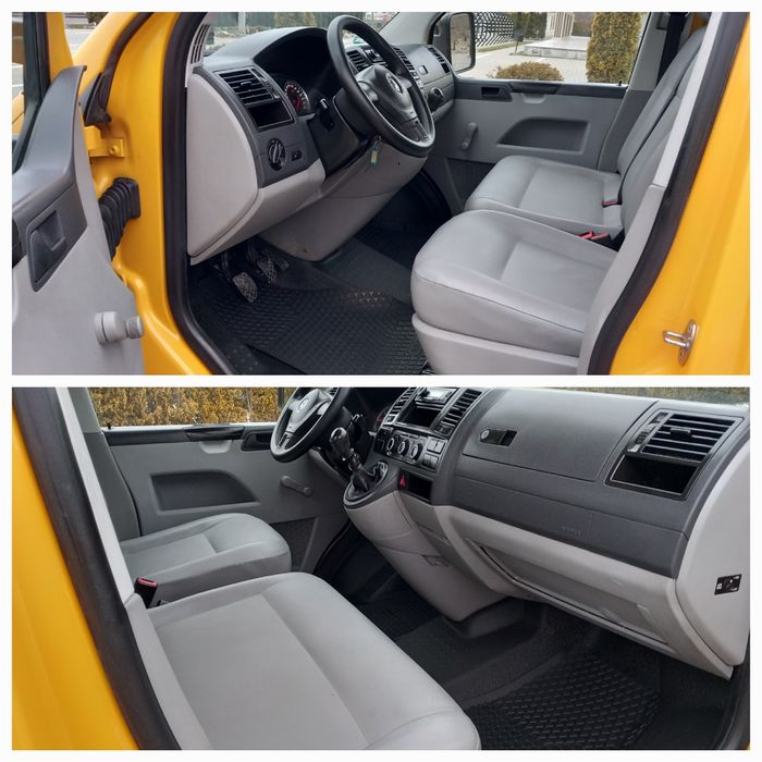 Vw T5 doka 2.0tdi, benă 3m, euro 5,transporter
