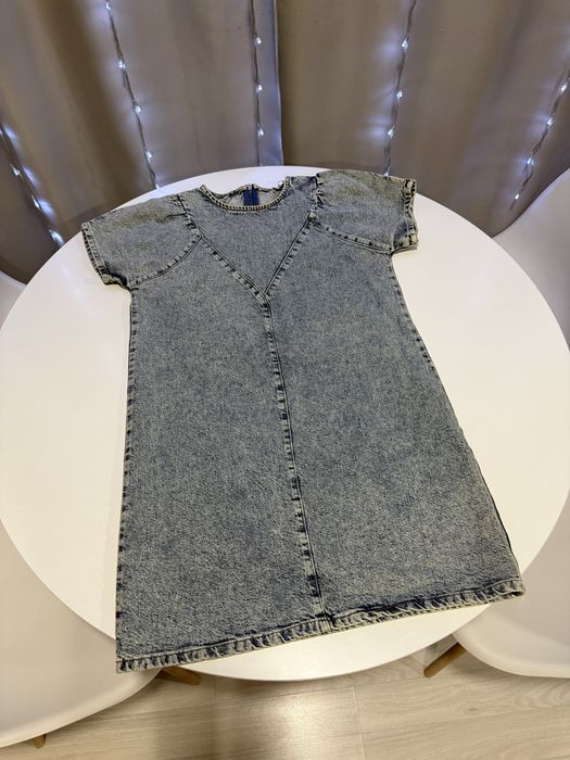 Женское джинсовое платье