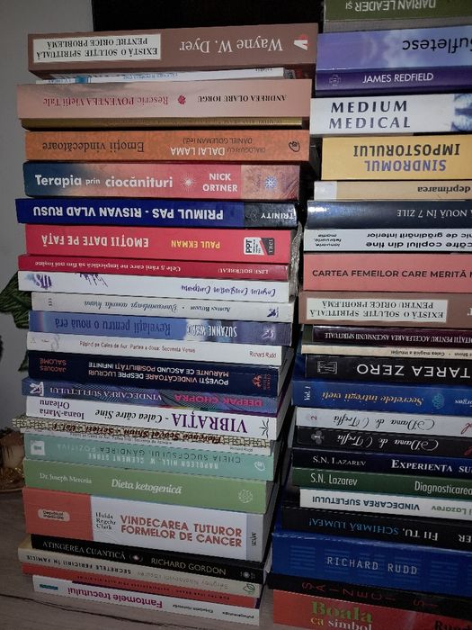 Bibliotecă 120+ cărți dezvoltare personală, psihologie și spiritualitate
