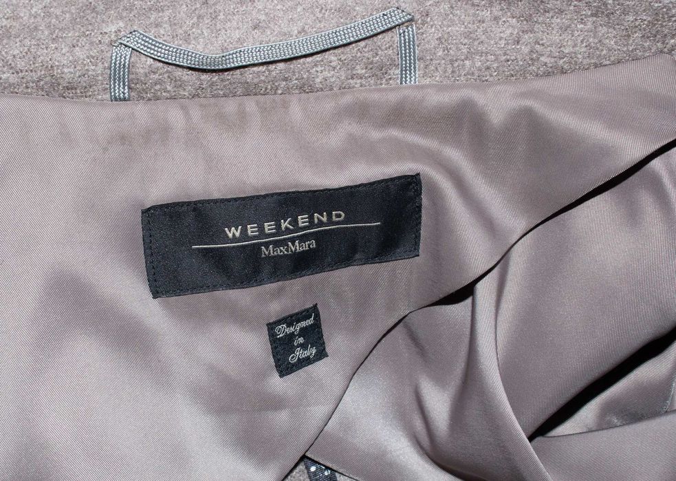 Weekend Max Mara оригинално дамско сако бежово 100% вълна L