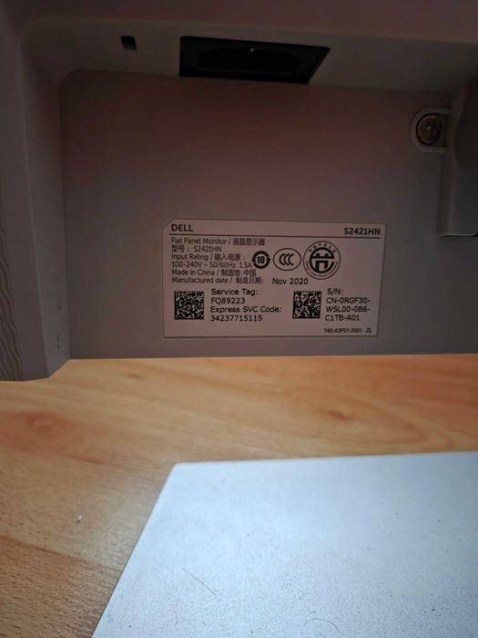 Monitor Dell S2421HN 75Hz