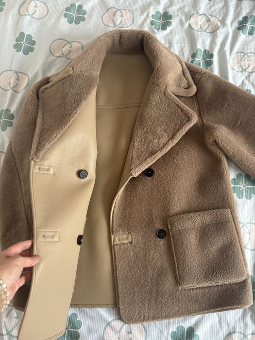 Дубленка Zara двухсторонняя