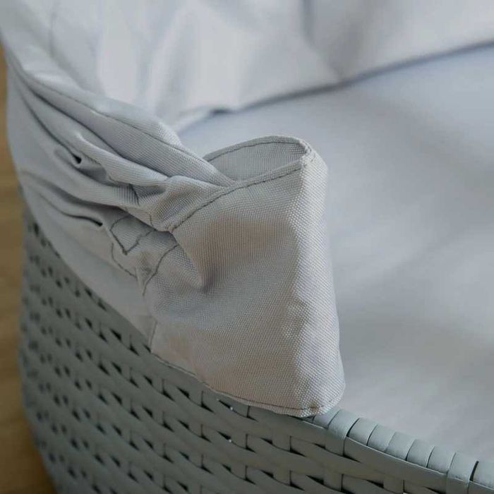 Плетено кучешко легло PawHut Ратанов диван за домашни любимци