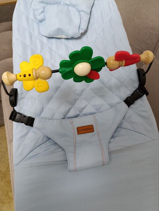 Шезлонг детский качалка