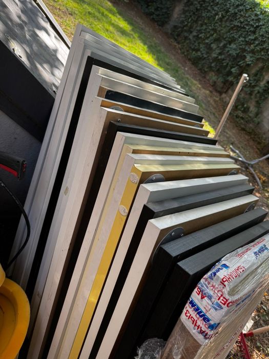 Столы Линнмон Икеа Адильс (Белые и черные)