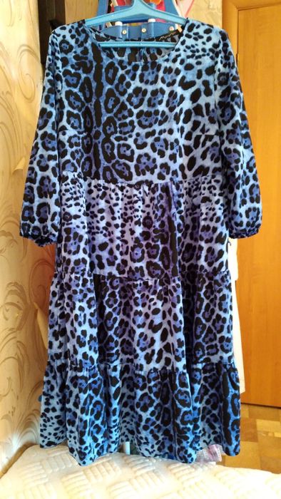 Платье- холодок трехярусное