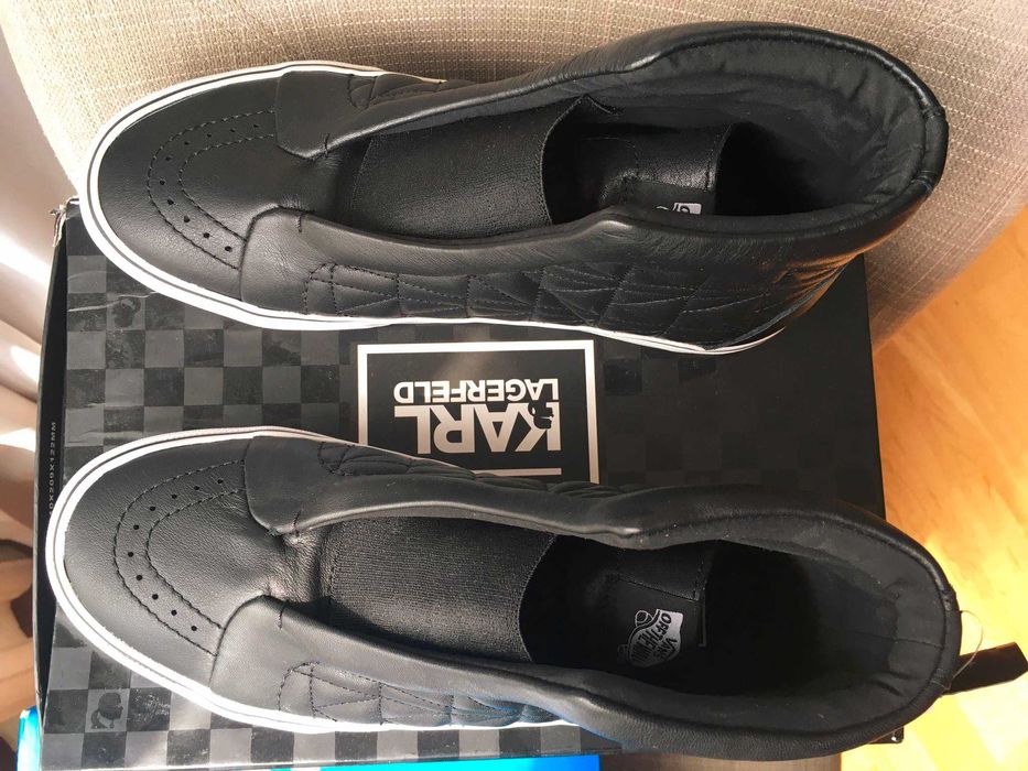 VANS X KARL LAGERFELD модел SK8-HI кецове, нови, в кутия, 38 номер