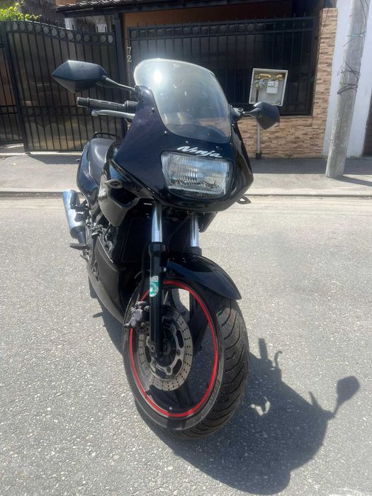 Kawasaki GPZ 500R / EX500C F | A2 | 1996 | 62.000 km | Anvelope + Ambreiaj Noi | Acte la zi | Baterie nouă