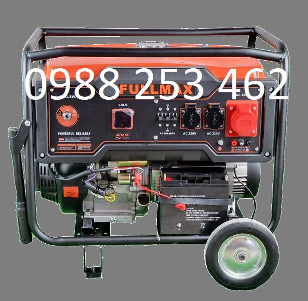 2025 6.5kw Генератор за ток комбиниран монофазен трифазен ел. стартер