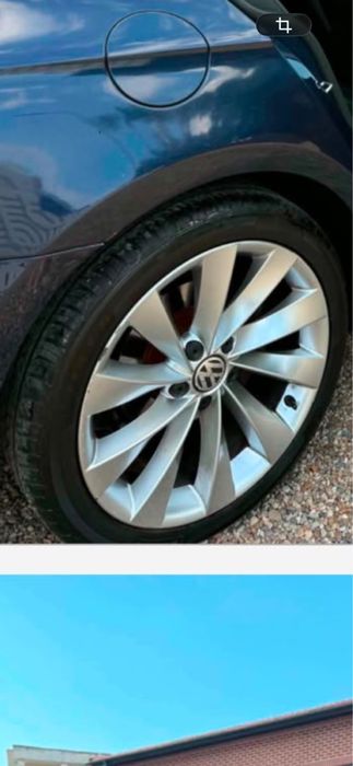 Jante aliaj vw 5x112 18” passat CC cu anvelope