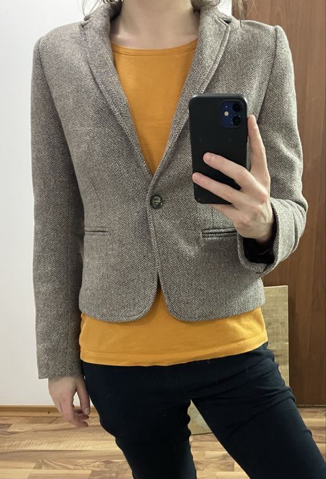 Sacou din lana M 38 dama H &M