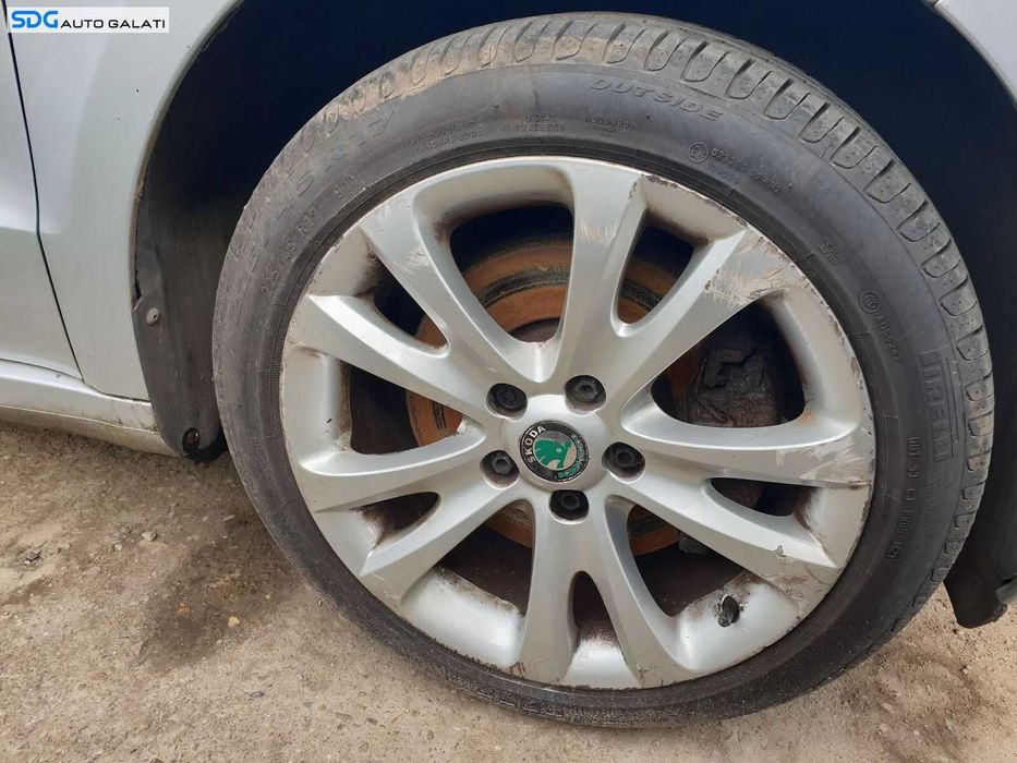 Set 4 Jante Roti Aliaj 5x112 225 45 17 R17 cu Anvelope Vara DOT 2021 Skoda Superb 1 2002 - 2008 [0263]