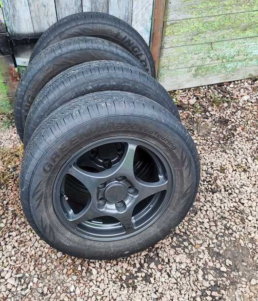 Продам комплект летней резины с дисками Enkei Modulo