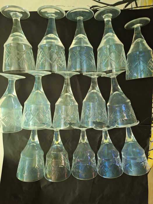 Кристални чаши употребявани